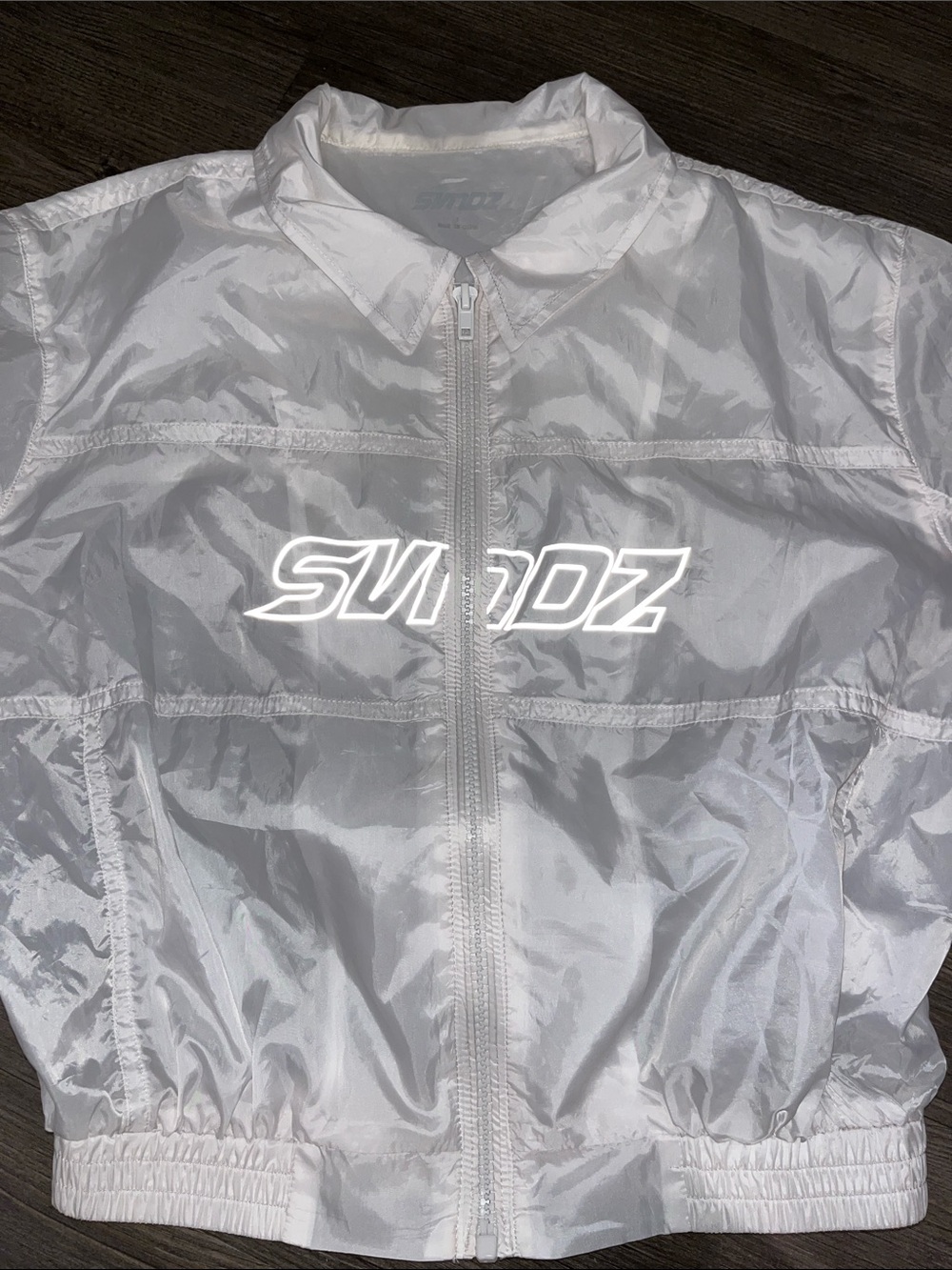 SVNDZ Reflective Zip Front Jacket